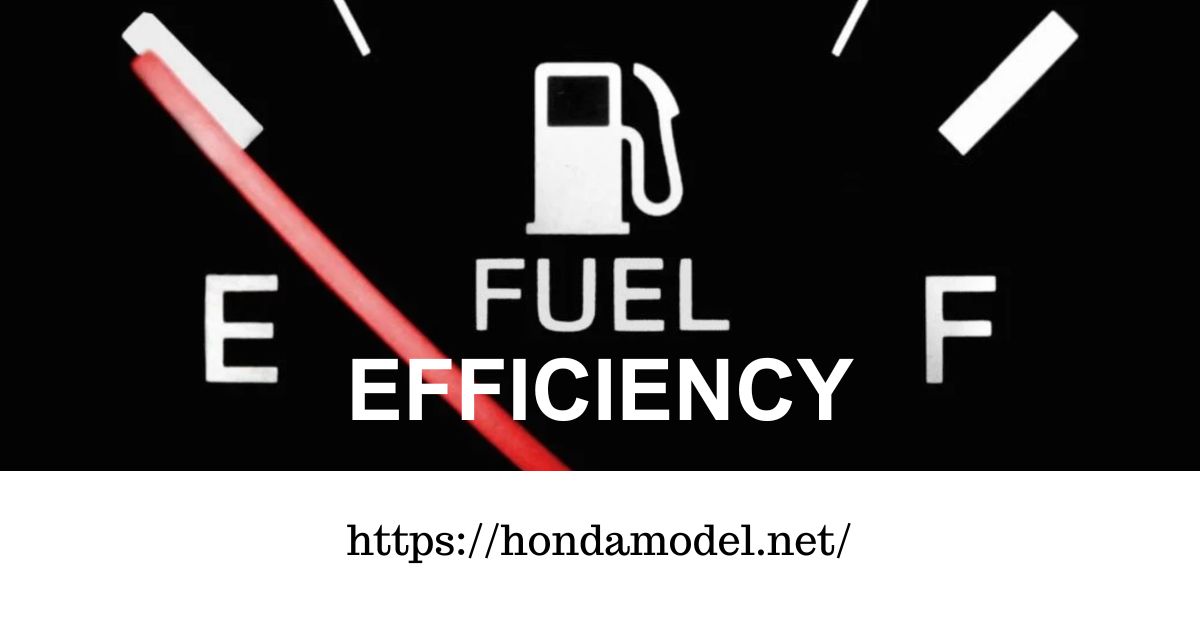 Fuel-Efficiency of Honda Cars